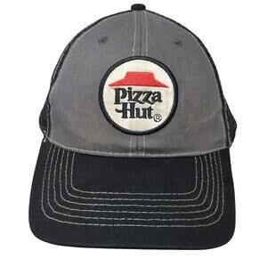 Pizza Hut Trucker Hat Black One Size Adjustable Mesh Back Polycotton IQ Group